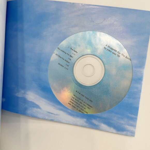 YES by Yoko Ono 2000 First Edition w CD Book Accompanied Art Exhibition Program - Picture 16 of 16